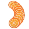 thumbnail image 1 of Local Facial Skin  Paper, Skin Friendly DIY Facial  Paper Wet Compress Orange Shaped 10pcs Extra   For Home Use, 1 of 8