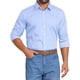 thumbnail image 1 of CAMISAS DE NEGOCIO DE MANGA LARGA PARA HOMBRES CON PATRÓN A CUADROS S AZUL, 1 of 5