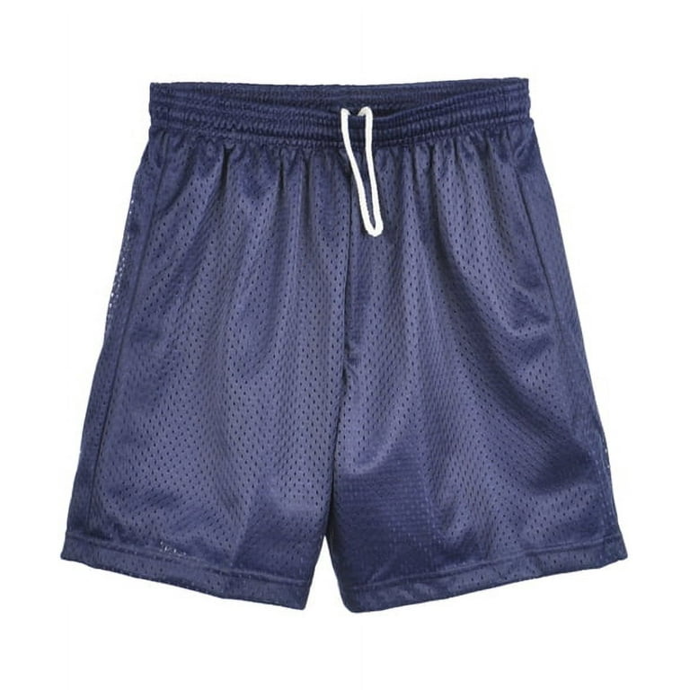  Big, Mesh, Kids Girls, Athletic, Lightweight Shorts, 3.25,  Navy