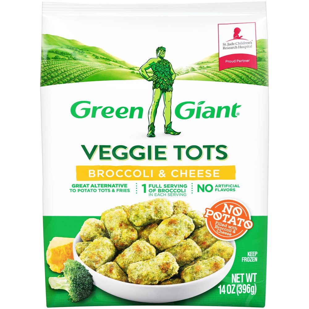 Green Giant® Broccoli & Cheese Veggie Tots 14 oz. Bag