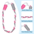 thumbnail image 3 of Correa de muñeca para teléfono tejida Uxcell, 2 piezas de pulsera de teléfono celular (Blanco/Gris/Rojo), 3 of 5