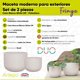 thumbnail image 4 of Macetas modernas set de 2 piezas para exteriores Fringe color Blanco White off de Polietileno ultra ligera Artego Japi hecho en Brasil, 4 of 7