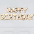 thumbnail image 5 of 33PCS Set, milky white Birthday Balloon Party Decoration, Handmade Bow Combination, Color High-end Birthday Party Set Aluminum Foil Pull Flag, HAPPY BIRTHDAY Wall Decoration, 5 of 5