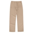 thumbnail image 6 of AWZXDE Boys Girls School Pants Straight Leg Formal Trousers Kids Dress Pants Elastic Waist Bottom Khaki - 11-12 Years, 6 of 7