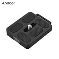 thumbnail image 1 of Andoer PU-50H Quick Release QR Plate with Attachment Loop for Arca Swiss Tripod Ball Head, 1 of 5