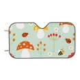 thumbnail image 7 of Balery Mushroom Bee Print Car Windshield Sun Shade,Windshield Sunshade for Car Pickup Truck SUV Accessories-Small, 7 of 7