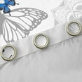 thumbnail image 4 of Castle Fairy Boys Girls Boho Mandala Butterflies Black Out Curtains,Bohemian Hippie Theme Curtains Pack of 2 (42x63 Each),Traditional Floral Flower Bedroom Curtains,Spring Garden Bedroom Decor, 4 of 6