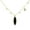 Yellow, variant on Queen of Black Diamond Necklace 18K Yellow Gold over 925 Sterling Silver | Everyday Jewelry for Women, Birthday Gift for Her