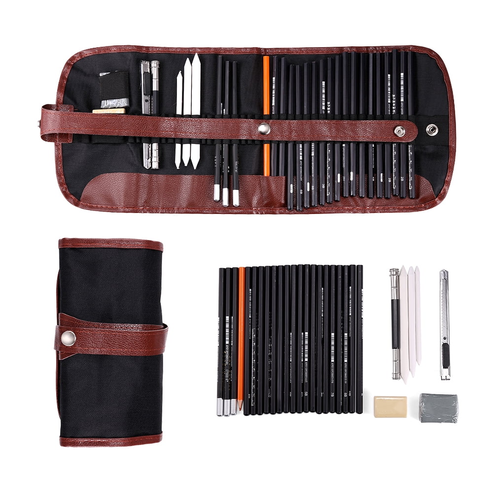 ViiTech 30Pcs Professional Sketch Drawing Pencil Set Artist Sketching
