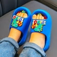 thumbnail image 6 of Children Slippers Baby Girls Slippers Cartoon Dinosaur Flat Bottom Home Waterproof Breathable Beach Slippers 3 Slippers Baby House Shoes Super Girl Slippers Winter Slippers for Kids Children Slippers, 6 of 6