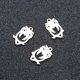 thumbnail image 2 of 20pcs Colgante de Acero inoxidable Acesorios para Colr, , Pendientes Bricoje , búho Baoblaze Colgante de dijes de acero inoxidable, 2 of 7