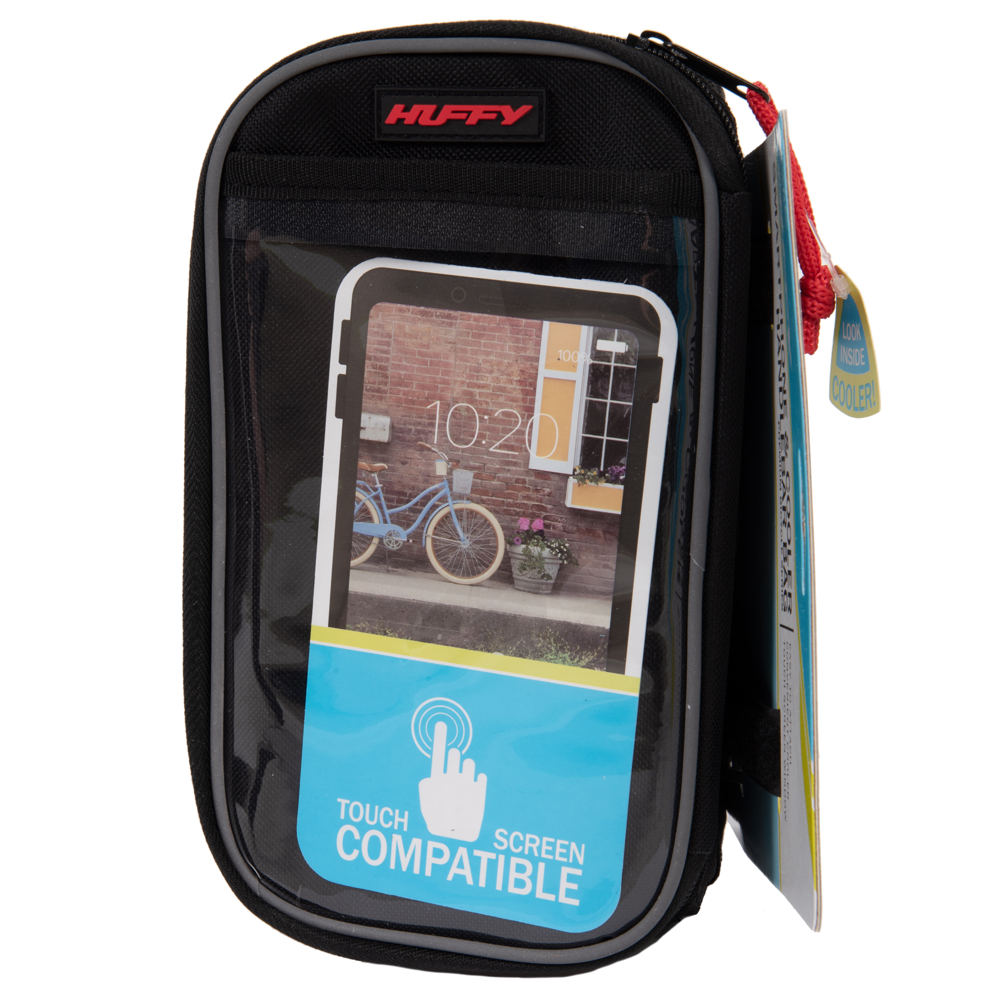 Huffy Handlebar Cooler Bag with Smartphone Pocket, Black - image 5 of 5