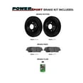 thumbnail image 2 of Power Sport Rear Brakes and Rotors Kit |Rear Brake Pads| Brake Rotors and Pads|Ceramic Brake Pads and Rotors BBC1.40039.02, 2 of 6