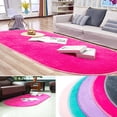 thumbnail image 2 of Soft Shaggy Rug Kids Bedroom Plush Fluffy Carpets for Living Room Furry Carpet Room Anti-Skid Fuzzy Comfy Rug Decor Mat, 2 of 8
