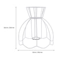 thumbnail image 3 of Lamp Shade Frame Iron Lampshade Frame Table Lights Shade Frame DIY Lamp Frame, 3 of 8