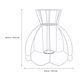 thumbnail image 2 of WHAMVOX Lamp Shade Frame De Hierro Para Luces Con Duradero Y Fácil Combinación, 2 of 8