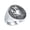 Silver, variant on Bling Jewelry Mens Hunter Norse Viking Warrior Fierce Big Wolf Head Ring Oxidized Sterling Silver