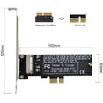 thumbnail image 2 of PCI Express PCI-E 1X to 12+16Pin 2013-2017 Mac Pro Air SSD Convert Card for A1493 A1502 A1465 A1466,2 Pcs, 2 of 5