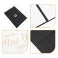 thumbnail image 3 of AURARMLET Creative Graduation Card Black Farewell Paper Message Card for Celebration, 3 of 8
