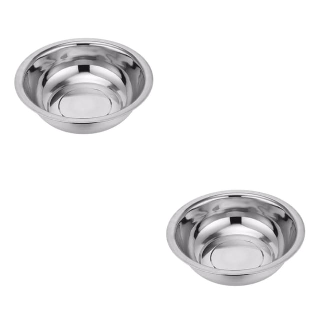 Transemion Safe And Easy To Clean Stainless Steel Cooking Basin Multifunctional Kitchen Essential For Various Cooking Needs basin 40cm 2Set