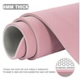 thumbnail image 4 of Large Yoga Mat for Men and Women 1/4 Inch Extra Thick All-Purpose TPE Fitness Mat, Non-Slip and Eco Friendly Exercise Mat for Yoga, Pilates, Stretching, Pink and Light Grey, 4 of 7