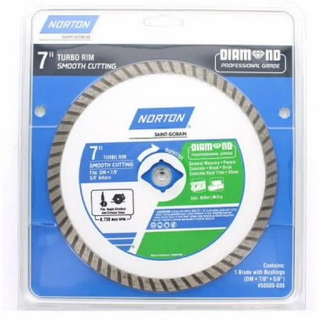 

Ali Industries 241443 7 in. Turbo Rim Diamond Saw Blade