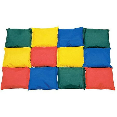 School Mood Sportime Heavy-Duty Nylon Bean Bags, Set of 12