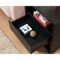 thumbnail image 2 of Miekor Furniture 151278ET End Table Faux Croc Black 130984, 2 of 5