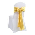 thumbnail image 2 of Chair Ribbon Bow Strap Wedding Banquet Party Event Decoration Chair Bow Tie Chair Bow, 2 of 4