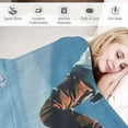 thumbnail image 3 of Orinice Snowboarding Mountains Sky Warm Lightweight Blanket Soft Fleece Blankets All Seasons Decor Gifts 40x50in, 3 of 6