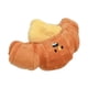 thumbnail image 2 of Juguete de peluche para perro con sonido chirriante, suave, interactivo, con forma de pan, para interior., 2 of 12