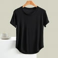 thumbnail image 4 of Birdeem Blouse pour Femme Unie Décontractée Mode Col Rond Régulière Sans Manches Hauts de Nuit, 4 of 12