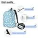 thumbnail image 3 of Balery Blue Popcorn Mochila Clásica Impresa Básica para Viaje, Mochila Escolar Resistente al Agua, Mochila de Lona con Correas Ajustables-Small, 3 of 5
