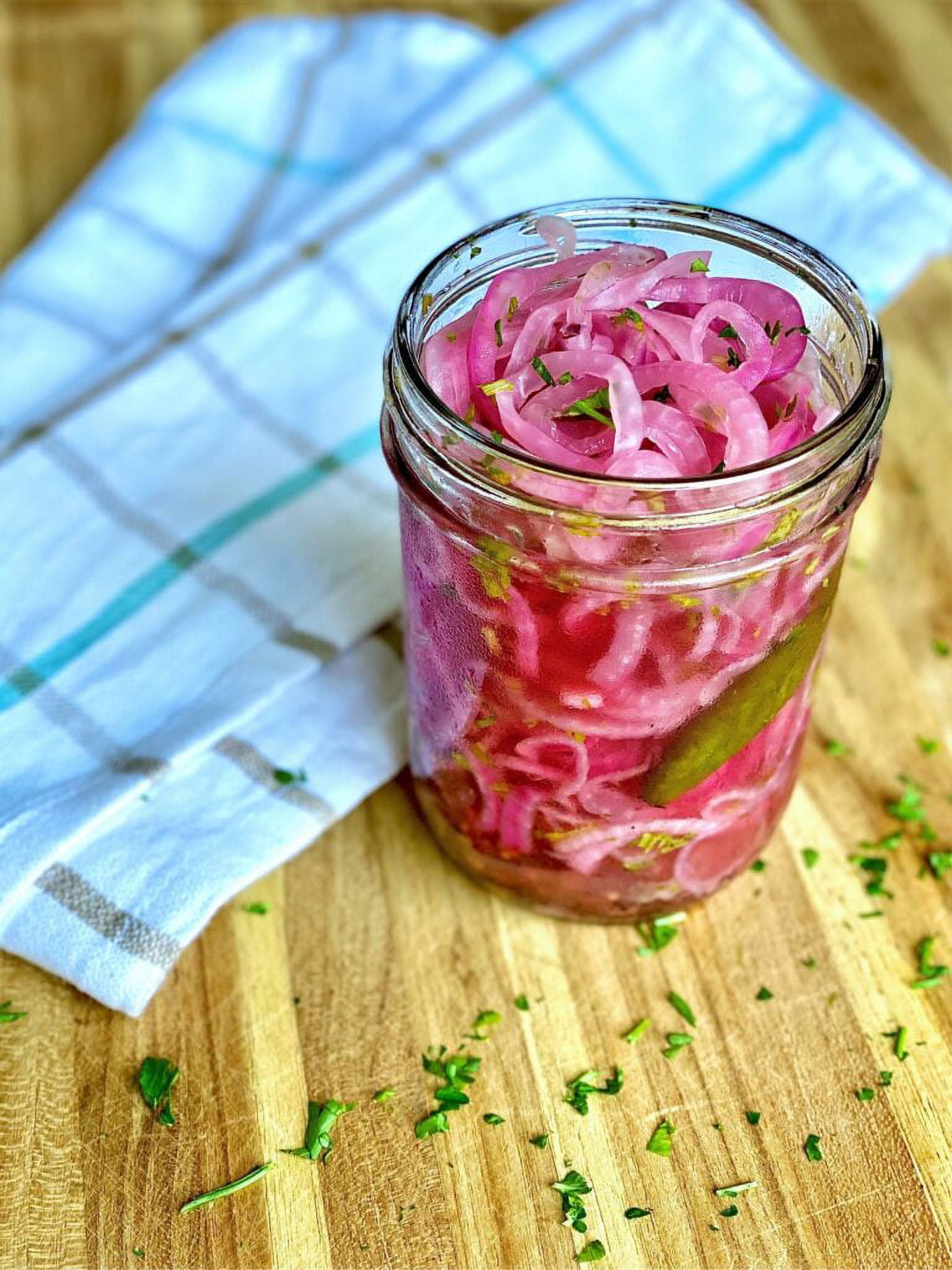 (2 pack) Giuliano Sweet Red Onion Strips Marinated with Lime, 16oz
