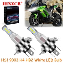 IHNZCB for Kawasaki ZX550GP ZZR600 ZZR1200 ZRX1100 ZRX1200 2X HS1 9003 H4 HB2 LED Headlights Bulb 55W White LXB,Motorcycle Light,Y91