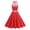 Red, variant on Efsteb Women Vintage Dresses Polka Dots Halter Cocktail Swing Dress Buttons 1950s Prom Sleeveless Evening Dress (Light Blue,M)