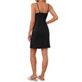 thumbnail image 3 of INSPIRE CHIC Women's Cami Nightgown Bow Print Cute Summer Sleeveless Nightdress Chemise Sleepwear Camisole Nightshirt M Black Bow, 3 of 6