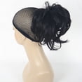thumbnail image 3 of Adjustable Messy Style Ponytail Hair Extension Synthetic Hairpiece with Jaw Claw Amazing Shape For Women, Natural Black, 3 of 7
