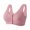 Rose Gold, variant on ,Women's Daisy Support Front Snap Closure Bras Push up Wireless Comfortable Bra Full Coverage Breathable Bralettes for Older Women Brown 46