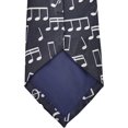 thumbnail image 3 of Musical Notes Seamless Pattern Men Novelty Neckties Dog Seamless Pattern Fashion Neck Tie, 3 of 6