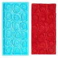 thumbnail image 2 of 8" x 4" Rosette Pattern Silicone Fondant Mold by Celebrate It®, 2 of 3