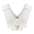 thumbnail image 1 of Gants Chauds d'Hiver pour Femmes Gants Tactiles Extérieurs Résistants au Froid Gants Épaissis Poignet à Revers, 1 of 2