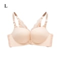 thumbnail image 1 of Sujetador sin costuras Apertura frontal Ropa interior de encaje Sin cables Sexy Bralette transpirable Racerback, Albaricoque, 36/80 Methold AP001113-15, 1 of 7
