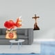 thumbnail image 2 of Estatua decorativa de koi estilo Feng Shui chino, escultura de resina, detalle realista, estatua católica para el hogar, adecuada para colecciones, 2 of 8