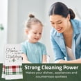 thumbnail image 4 of Red & Green Plaid Christmas Holiday Decorative Kitchen Towels 15x25 in for Home Dining Table Linen Cooking Baking Hand Cleaning Bathroom Drying Dish Party Decoration Dishcloth Gift Set - Pack of 2, 4 of 7