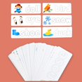 thumbnail image 2 of Spell Word Game Educational Wooden Alphabet Flash Card Toy Letter Spelling Cards, 2 of 10