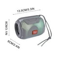 thumbnail image 3 of IROINID Bluetooth Speaker,Small Speaker,Portable Bluetooth Speakers TWS,Portable Bluetooth Speaker TWS Not Allowing Water to Go Through with Color LED Luminous Speaker Outdoor FM Radio, 3 of 6