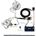 thumbnail image 6 of FARBIN Boat Horn Stainless Steel Waterproof Horn for Ships 12V Super Loud Horn With base bracket and Relay Harness for Car Sailboats Yachts Motorcycle Trucks etc. (Dual horn with wiring harness), 6 of 7