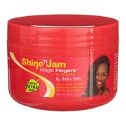 Ampro Shine n Jam Magic Fingers for Braiders, 8 oz Gel, Frizz Control, Female