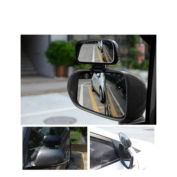 Acaige Adjustable Wide Angle Side Rear Mirrors Blind Spot Snap Way Rear View Mirror Universal